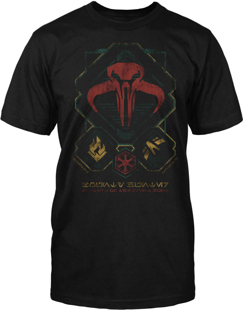 Illustration for article titled Jinx Supplies Both Sides of the The Old Republic War with Fresh T-Shirts